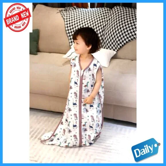 Organic Cotton Toddler Sleep Sack 2-4T Wearable Blanket 0.5 TOG